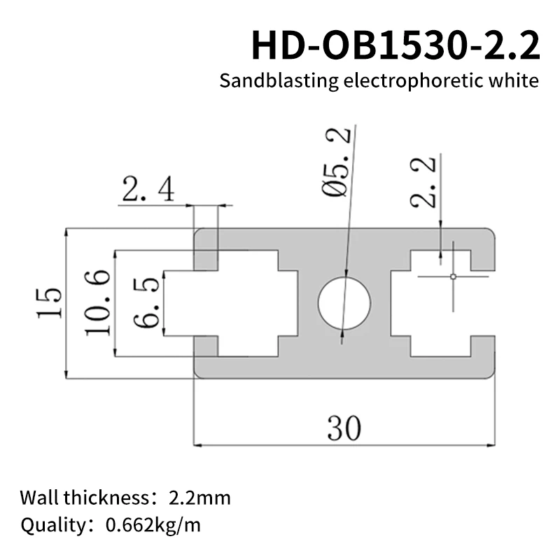 Direct Factory Supply 1530 CNC High Quality Aluminium Extrusion Square Shape Profiles Punching factory