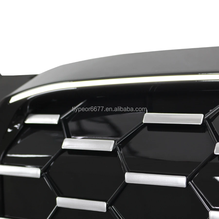 product tiypeor led grille for bmw i3 2023 2024 front mesh bumper grill replacement star look-7