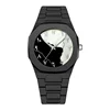 Black White dial+ Silver scale pointer