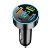 C8 4USB PD+Super+3.1A Digital Car Charger Black OPP Bag