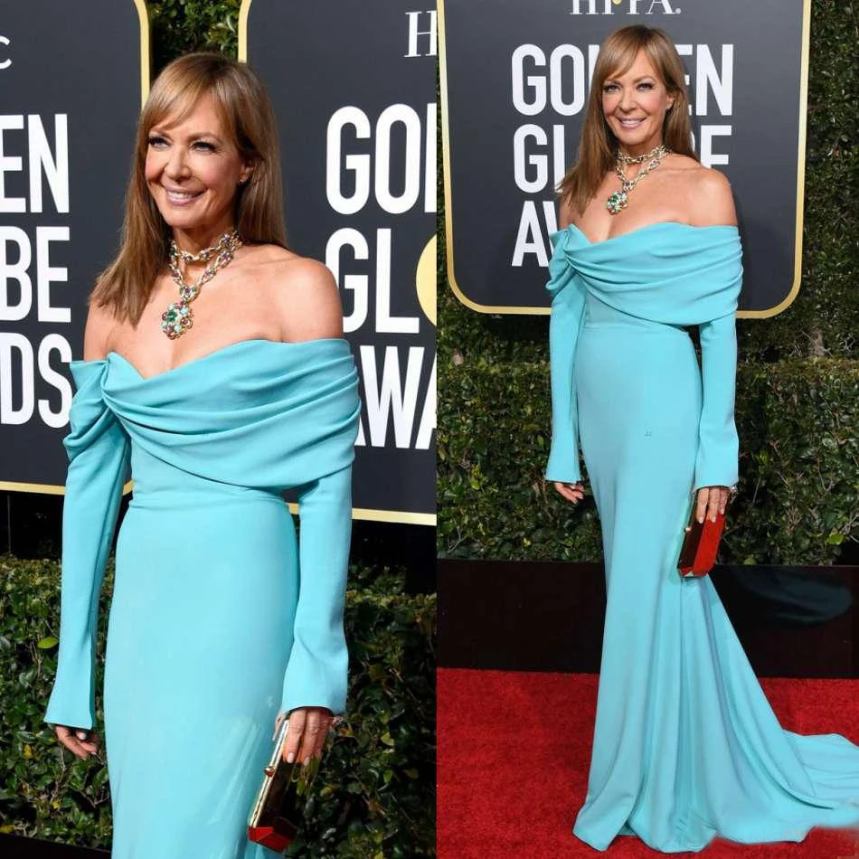 off shoulder dress red carpet