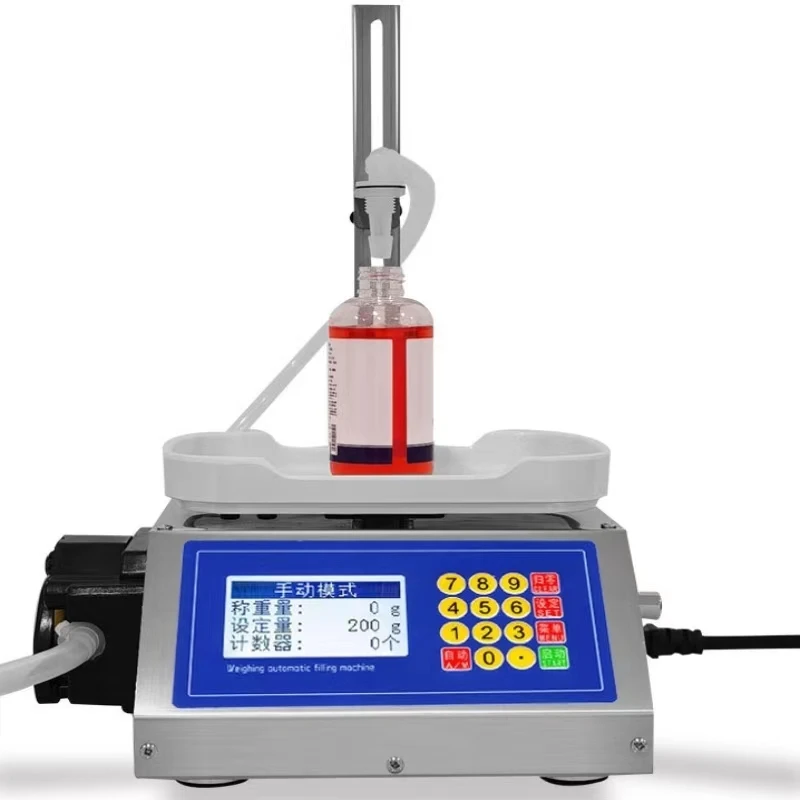 TEBAK CSY-3500 Semi Automatic Weighing Type Gear Pump Piston Filling Machine Honey Cosmetic Cream Shampoo Glass Bottle Filler
