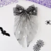 Black Silver Spider Web