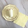 Assiette décagonale