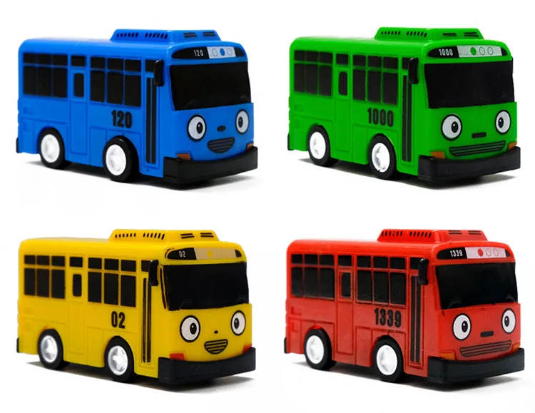 New Product Selling Little Bus Tayo Toy Car Pull Back Car Educational Toys  Collectible Children Gift