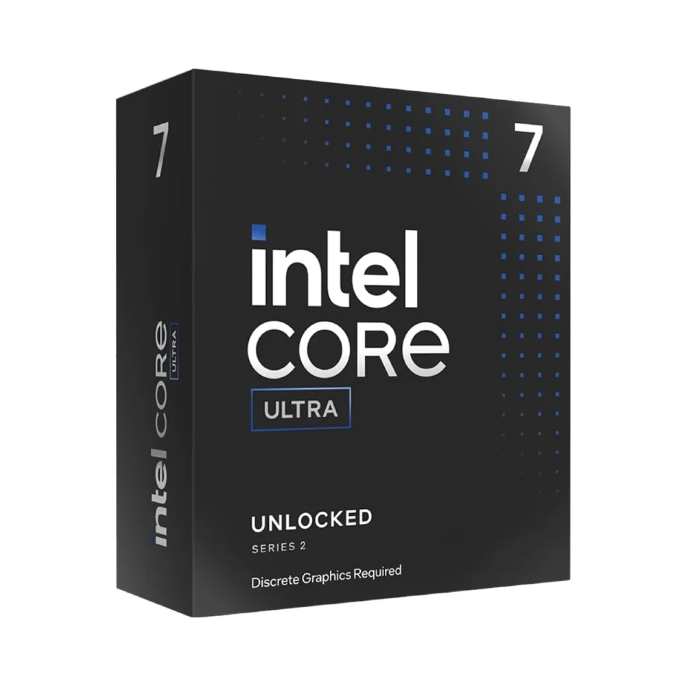 Intel Core Ultra 7 desktop processor 265KF-20 cores (8 P cores + 12 E cores), up to 5.5 GHz, 64-bit, 36MB L3 cache CPU processor.