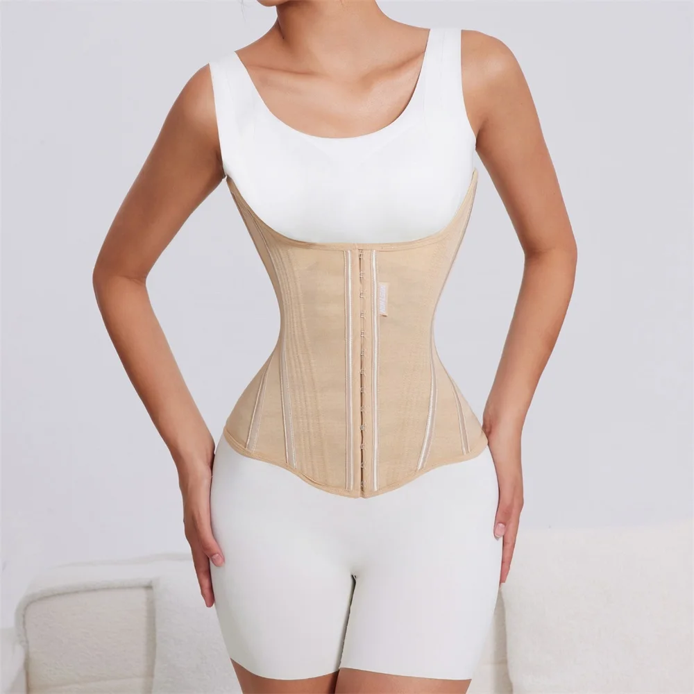 MISTHIN Body Women Trimmer Cincher Corset Double Belt Wrap Girdle Waist Trainer Shaperwear Tummy Control Shaper for Women manufacture