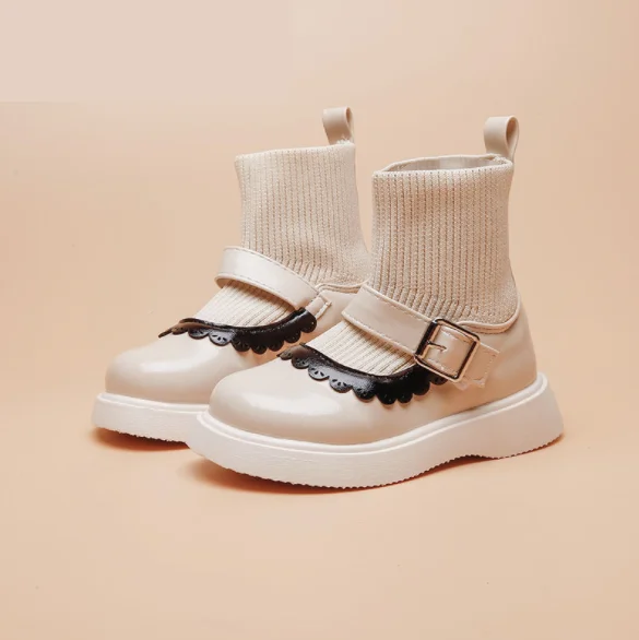 Botas De Nieve De Tela Elástica Para Niñas,Zapatos Coreanos A La Moda,Para  Otoño,Up-3527r - Buy Botas De Nieve,Zapatos De Arranque,Botas De Invierno  Product on Alibaba.com