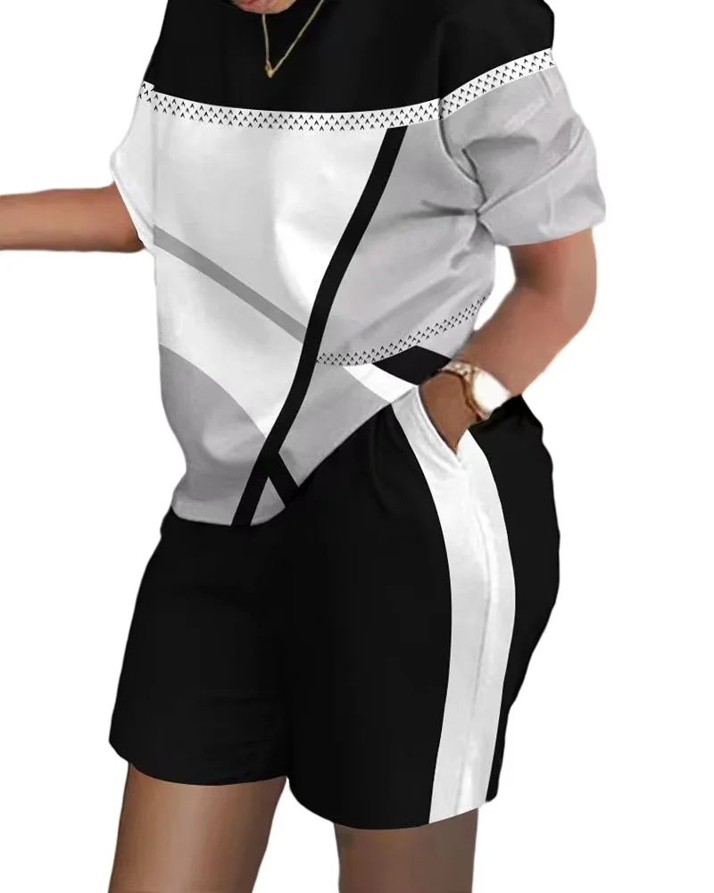 Conyson New Arrival Fashionable Printing Summer Breathable Spandex