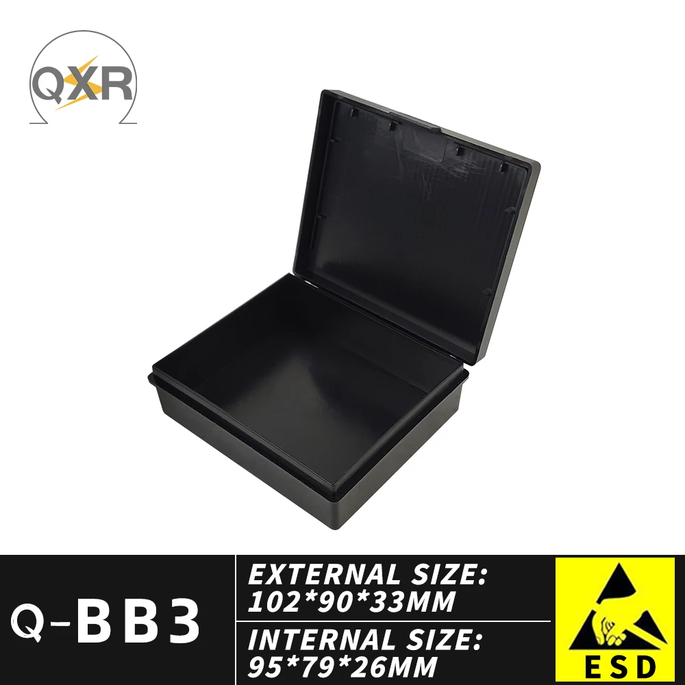 ESD Small Clamshell Box  Smd Components Storage Box for Pcb Resister  Multiple Sizes Protectable Module