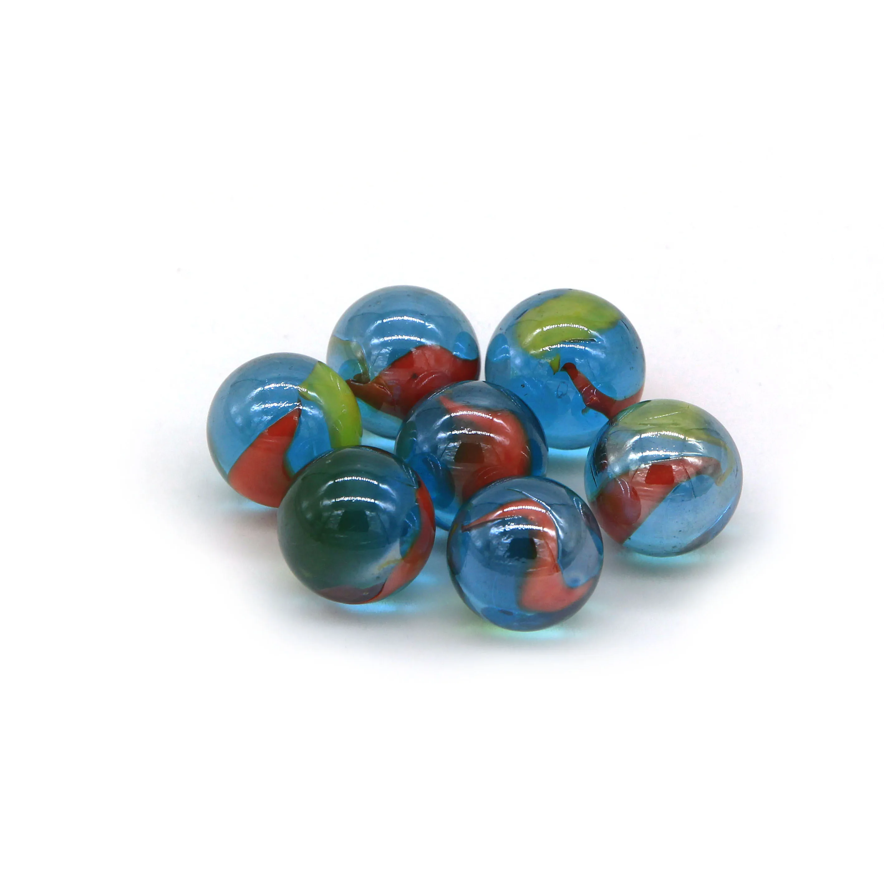 Цветные стеклянные шарики игрушка круглый стеклянный шар