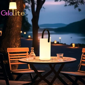 Glolite Brand Restaurant Bedroom Hotel bar LED Table Lamp Outdoor Camping Portable Lamp Decorative Lamp