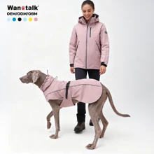 Small Medium Large Eco-Friendly Windproof Waterproof Dog Winter Coat Warm Vest with Print Design Polyester Material for Spring
