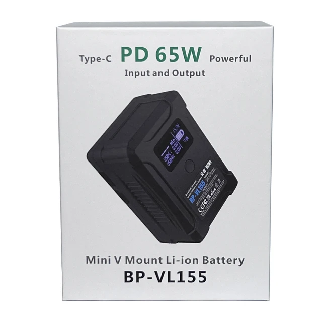 V-Mount BP-VL155 155Wh Li-ion Battery for RED KOMODO & Sony FX9