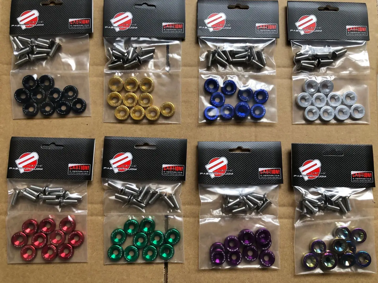 Jdm Fender Washer Aluminum Flat Washers And Bolt Kit Buy Jdm Fender