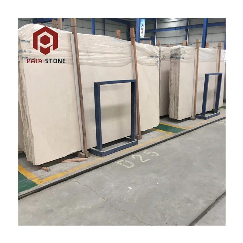 Moca Creme Limestone Stone Quarries in Portugal Polished Marble Exterior Wall Cladding Prices of Limestone