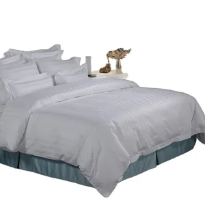 Wholesale Customized Bed Linen Luxury Solid Color Oeko-tex 4 Pieces 100% Cotton Bed Sheet Set