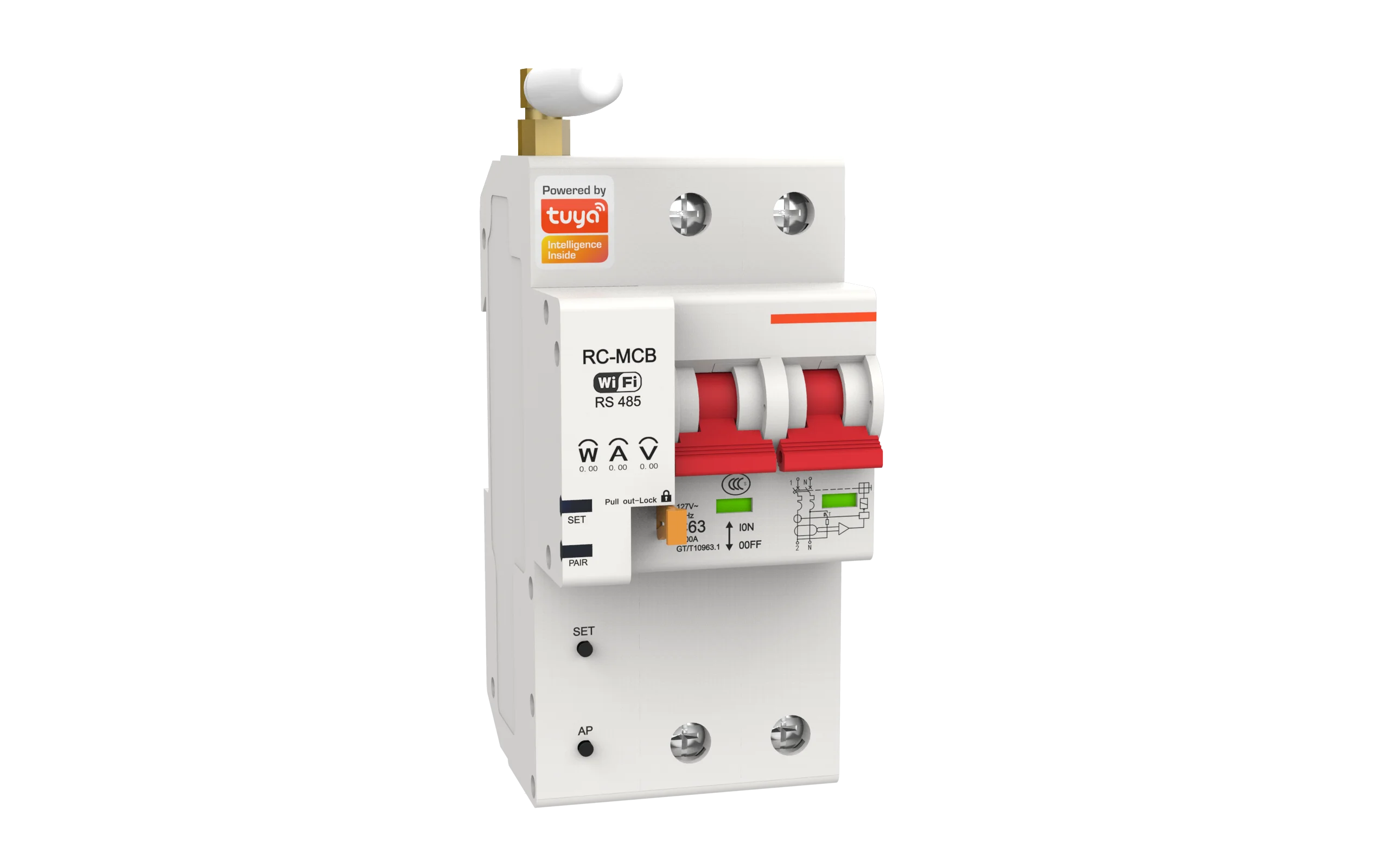 SZMYQ Electrical Miniature Circuit Breaker 4 Pole 20Amp Smart Life Timer Control Zigbee Smart Breaker Home Products DIN - Image 3