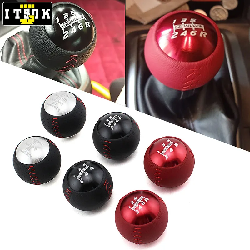 Universal Aluminum Carbon Fiber Custom Shiftknob Sport Racing Jdm Shifter Lever Stick Car Shift 0463