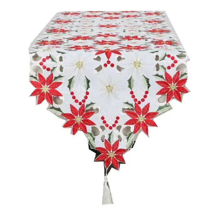 Кружевная Свадебная круглая прямоугольная накладка резная полая кружевная скатерть вертеп бегунья