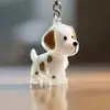 Perro manchado marrón [1 paquete] llavero gratis
