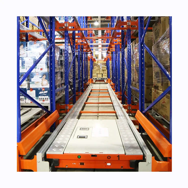 Jracking New Semi-automated Metal Rack Warehouse Pallet Stacking Radio Shuttle Racking System