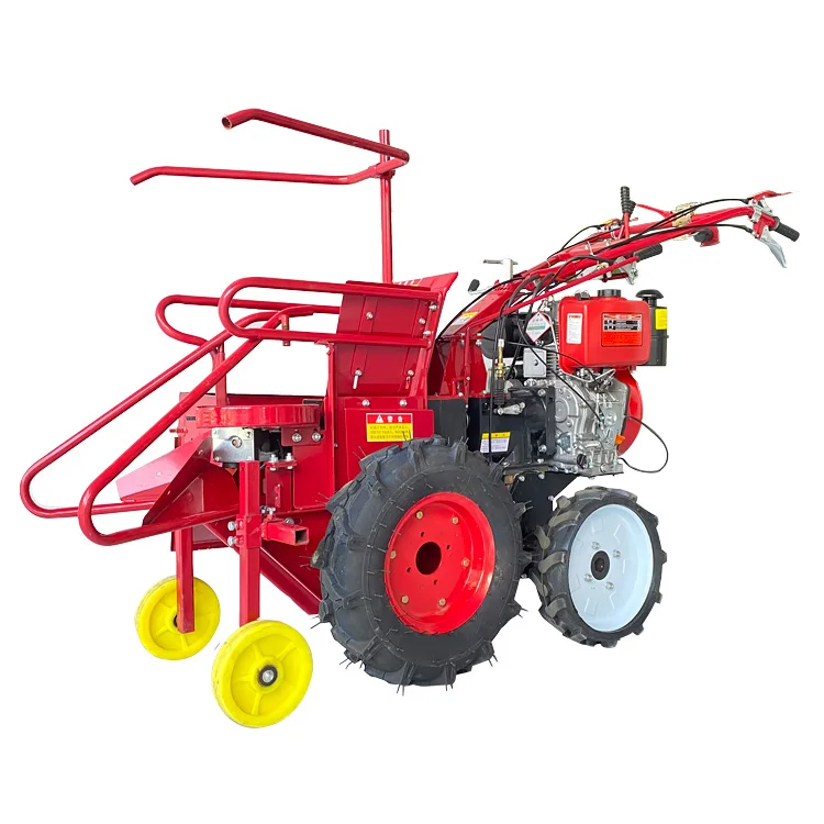 Easy to Operate 1 Row Corn Picker Domestic Hand Tractors Corn Harvester Mini Small Corn Harvester