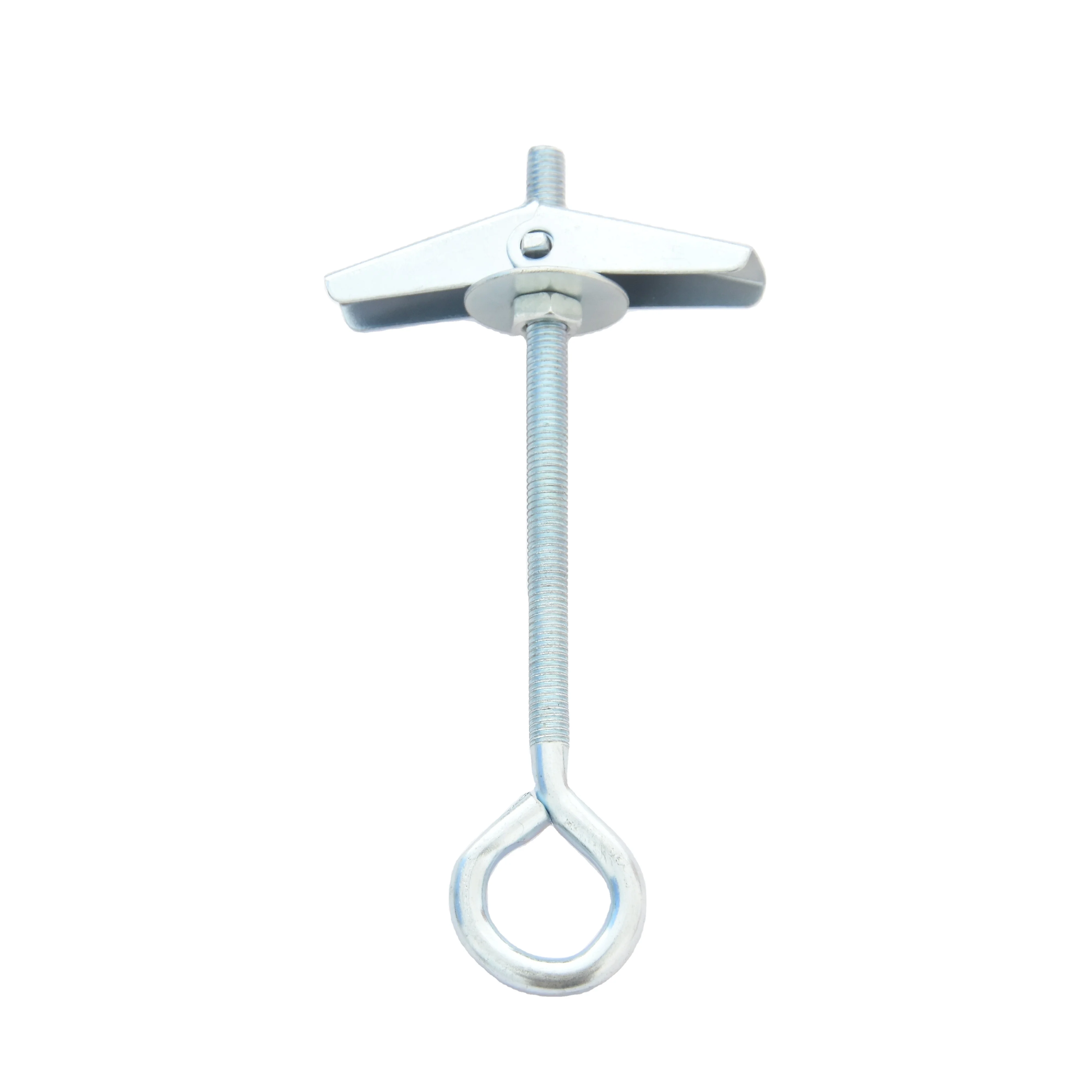 High Quality Zinc Plated Butterfly Spring Toggle Hollow Anchors With Eye Bolt