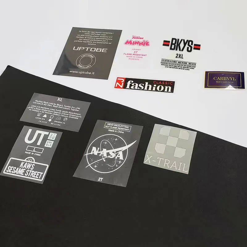 Apparel Accessories Maker Custom Printing 3D Embossed Silicone Logo Heat Transfer Label for Clothing