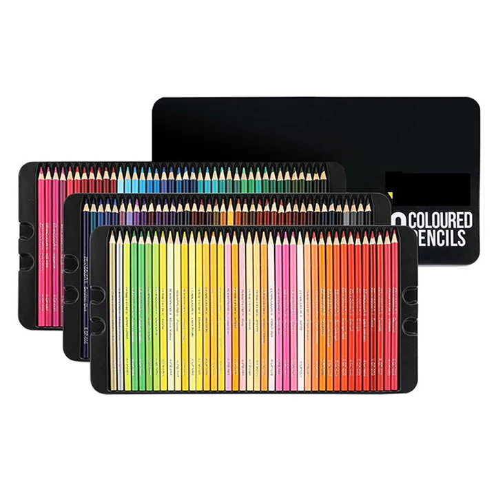 Low Moq Personalized Stationery Drawing Natural Colored Lead Round Wooden Pencils With Custom