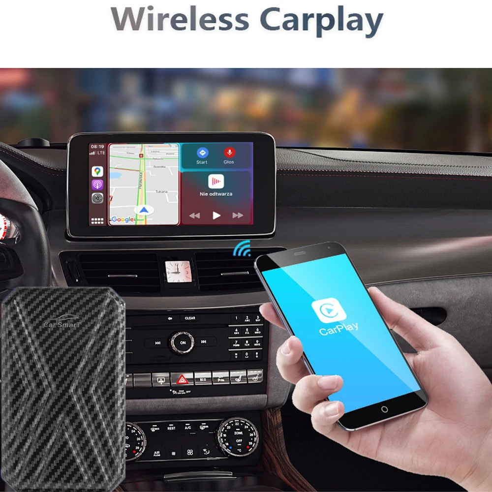 Car Multimedia Box Carplay Ai Box CP600P 4+64g Support Wireless Carplay ...