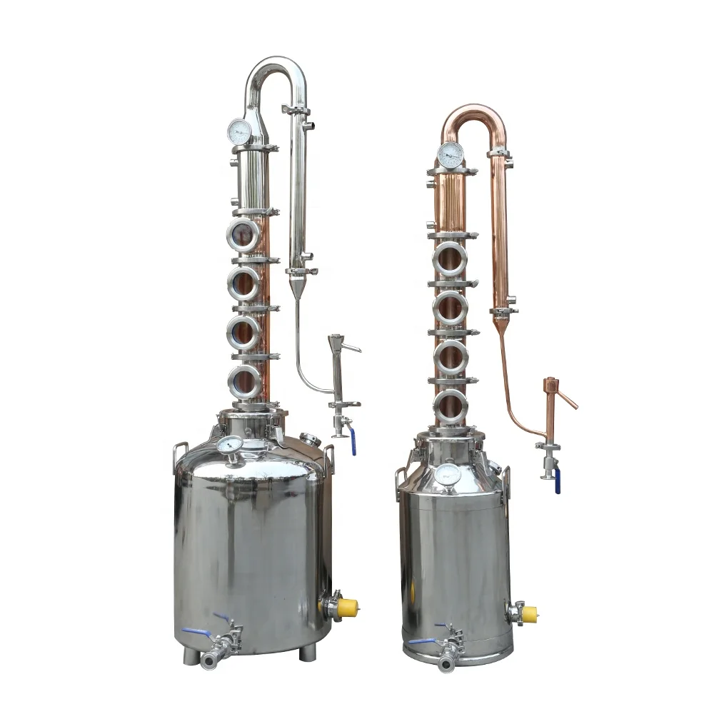 Электрический медный дистиллятор для водки, бренди, рома, виски, 20 л, 50 л, 70 л, 100 л, 150 л, 200 л