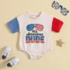 Tutina a Bolle per Bambini "American Dude 4th of July"