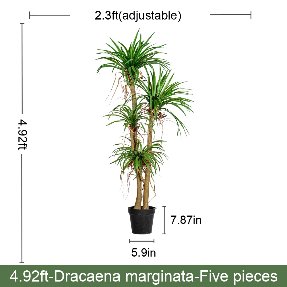 outdoor home tree simulated plastic pot greenery decorations-22