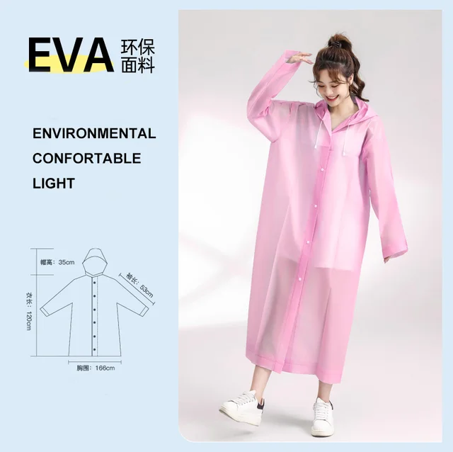 EVA Fashion waterproof Raincoat Thicken