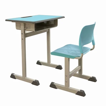 Fixed tables and chairs are available in the colours