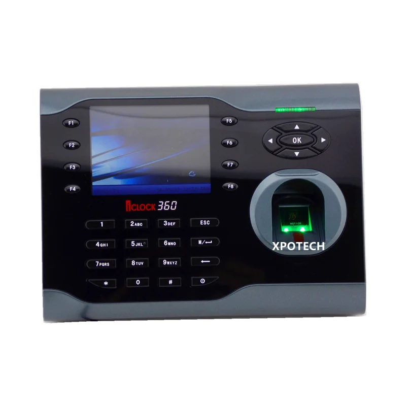 IClock360 Biometric Fingerprint Time Attendance Machine Price Time Clock Check in and Check Out with ADMS Function Optional