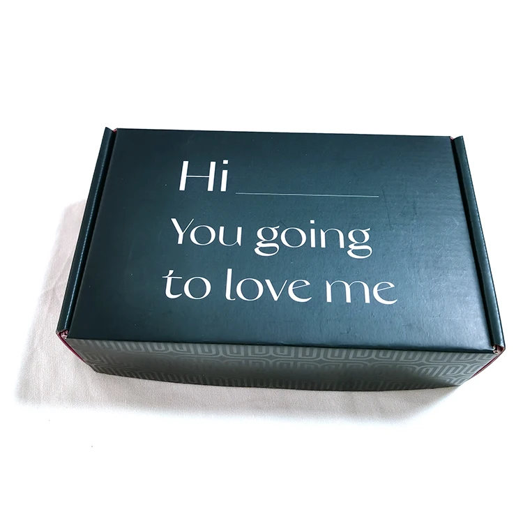 Product Customize Mailer Box Packaging Printing Clothes Apparel Corrugated Custom Wig Boxes with Logo Packaging