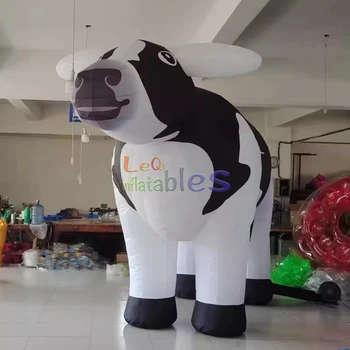 Advertising inflatable milk cow realistic blow up giant cow decoration for advertising promotion