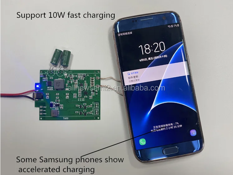 One-Stop Supply 15W high power vehicle mounted wireless charging module Qi automobile furniture modification scheme