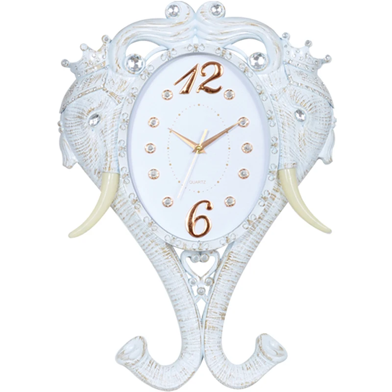 Promotion 3D Room Decor Elephant Design Big Wall Clock