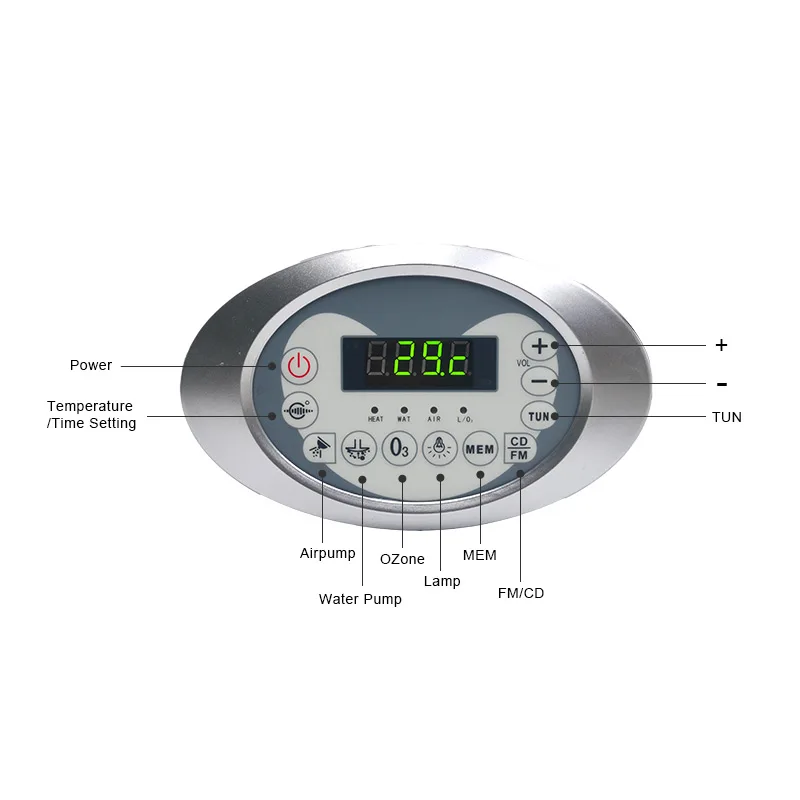KL-817 Bathtub Control Box Massage Bathtub Spa Control Panel & Whirlpool Hot Tub Computer Controller Board System for Bathroom