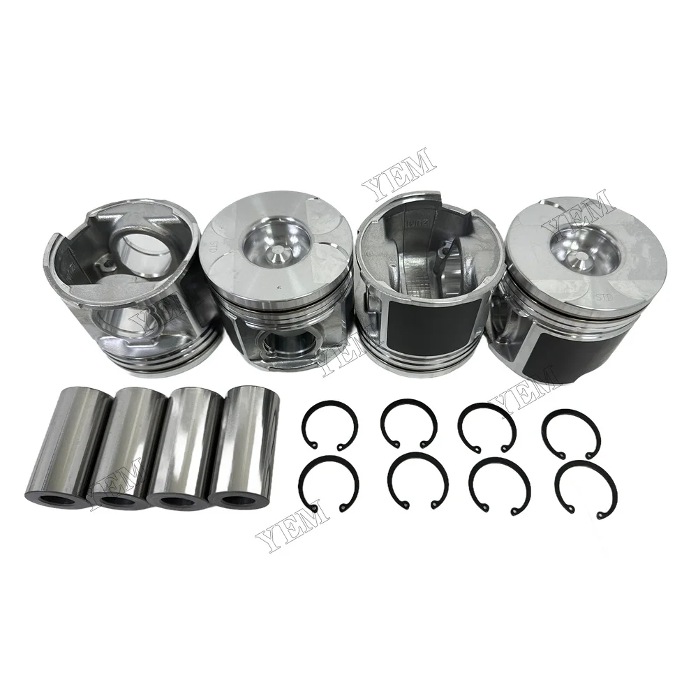 For Toyota 2KD Overhaul Kit Engine Part Gasket Piston Set 5