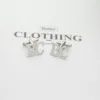 Acier Argent 1 paire