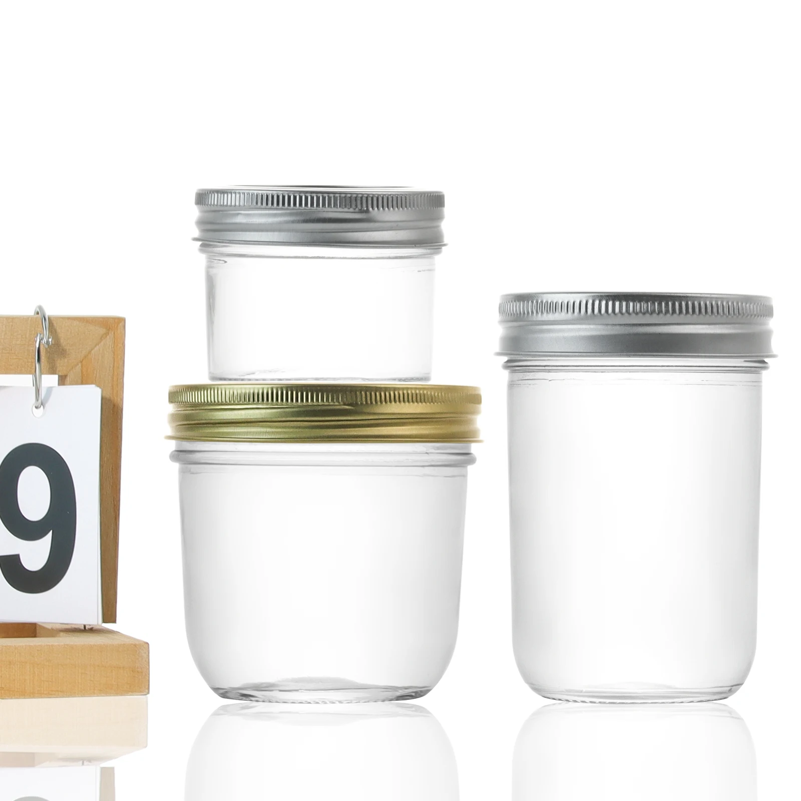 100 ml, 200 ml, 250 ml, 300 ml, 500 ml, 1000 ml Glasbehälter zur Lebensmittel Aufbewahrung
