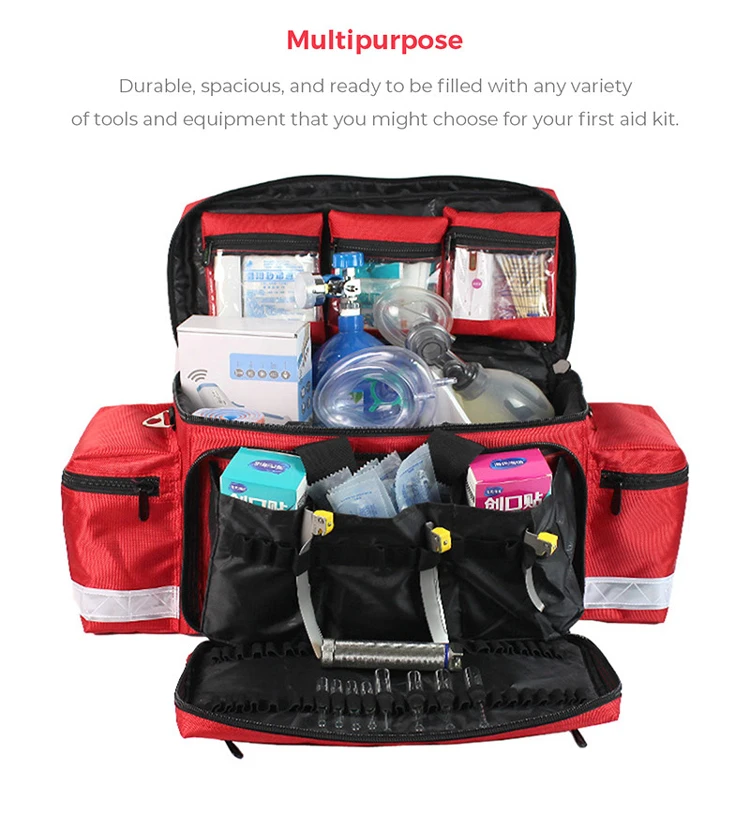 Custom Large Waterproof Empty Outdoor School Hospital Ambulance Trauma ...