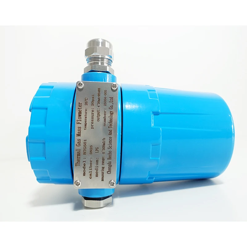 Smart Co2 N2 Biogas Gas Mass Flow Meter 3 Inches Thermal Gas Mass Flow Meter lpg Analog Gas Mass Flowmeter