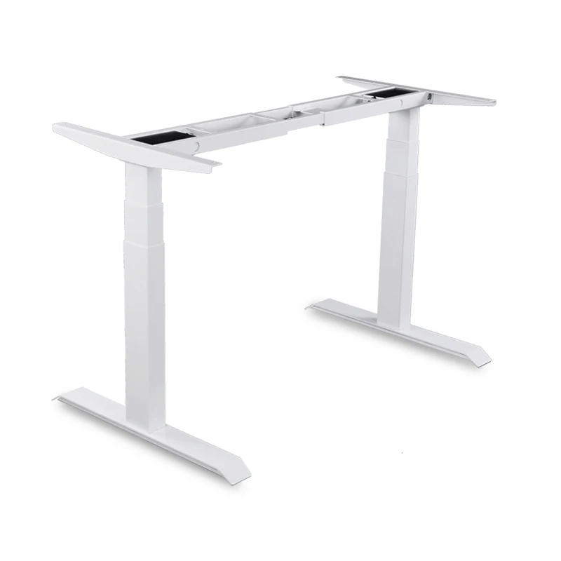 3 stages Dual motor Electric Height Adjustable table stand up lifting mechanism ergonomic Desk Frame for office standing desk