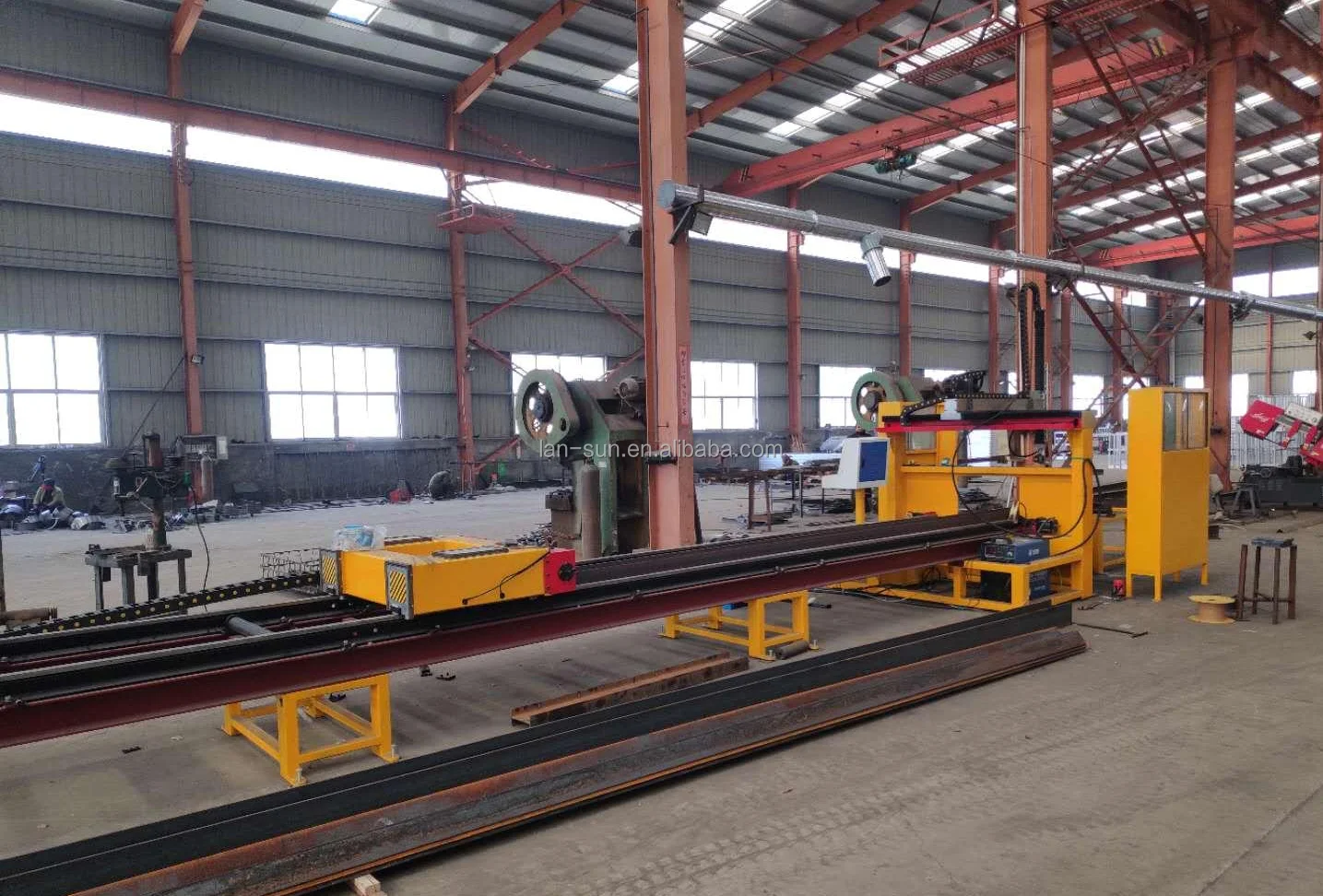 CNC Plasma H Beam Cutting Beveling Machine for Prefabricated Steel Projects