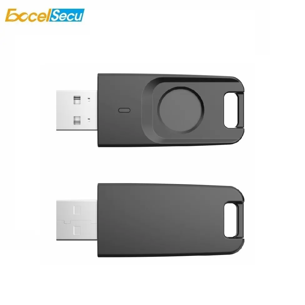 ESecuFIDO-FD210-ZK2 FIDO2 биометрический ключ отпечатков пальцев USB ключ безопасности